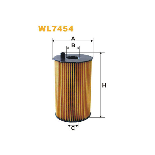 WL7454 - Oil filter 