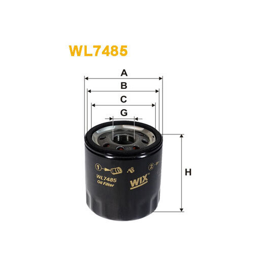 WL7485 - Oil filter 