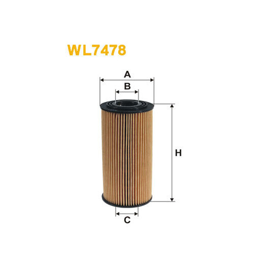 WL7478 - Oil filter 