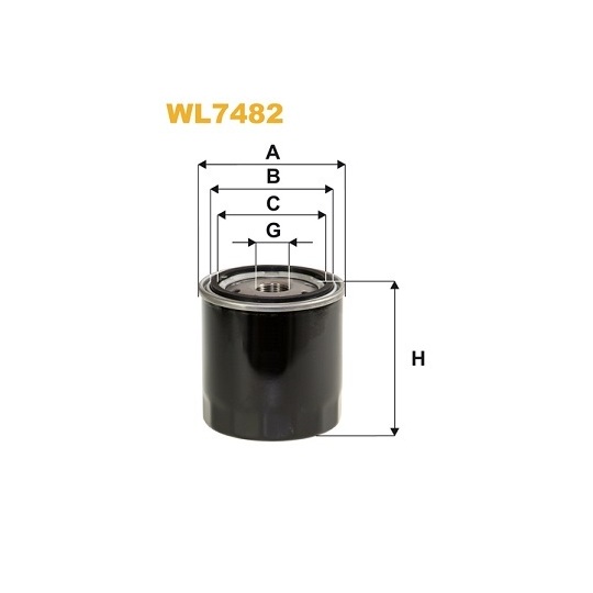 WL7482 - Oil filter 