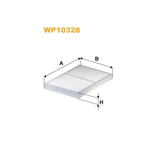 WP10328 - Filter, interior air 