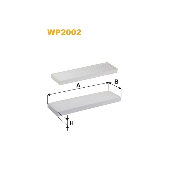 WP2002 - Filter, interior air 