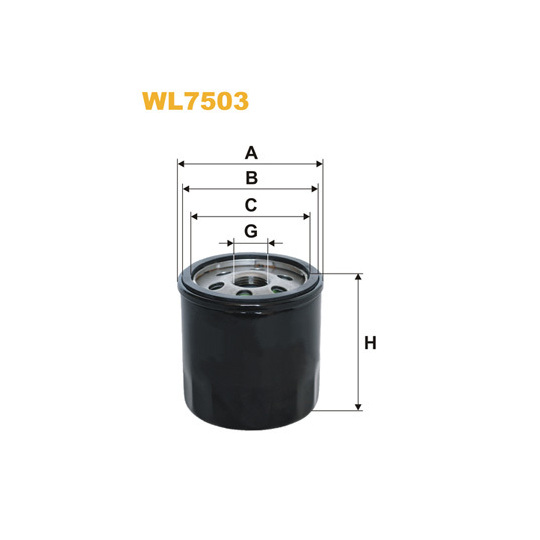WL7503 - Oil filter 