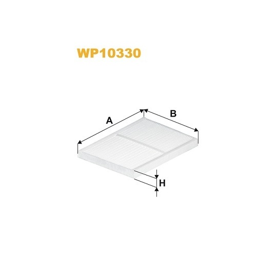 WP10330 - Filter, kupéventilation 