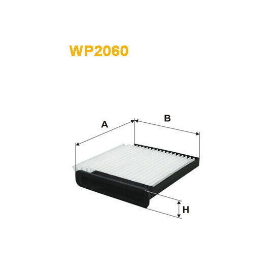 WP2060 - Filter, kupéventilation 