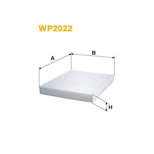 WP2022 - Filter, interior air 