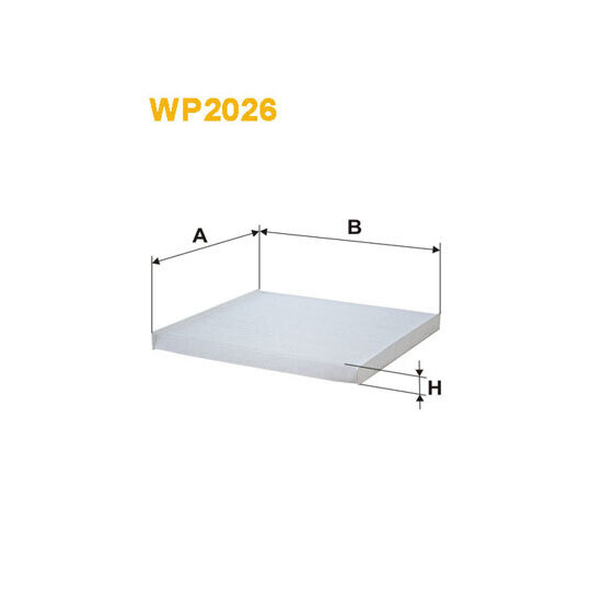 WP2026 - Filter, interior air 