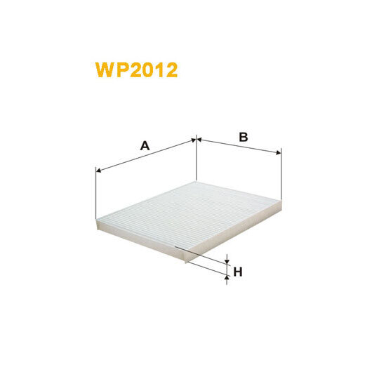 WP2012 - Filter, interior air 