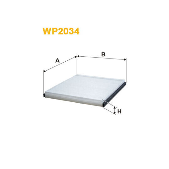 WP2034 - Filter, interior air 