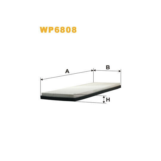 WP6808 - Filter, kupéventilation 