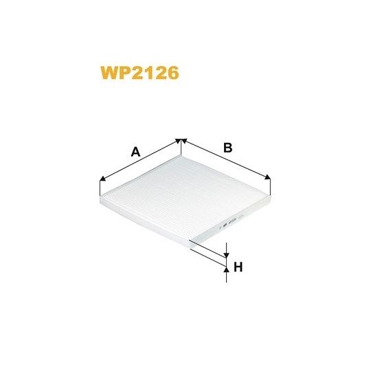 WP2126 - Filter, interior air 