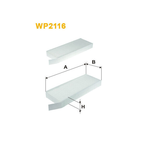 WP2116 - Filter, interior air 