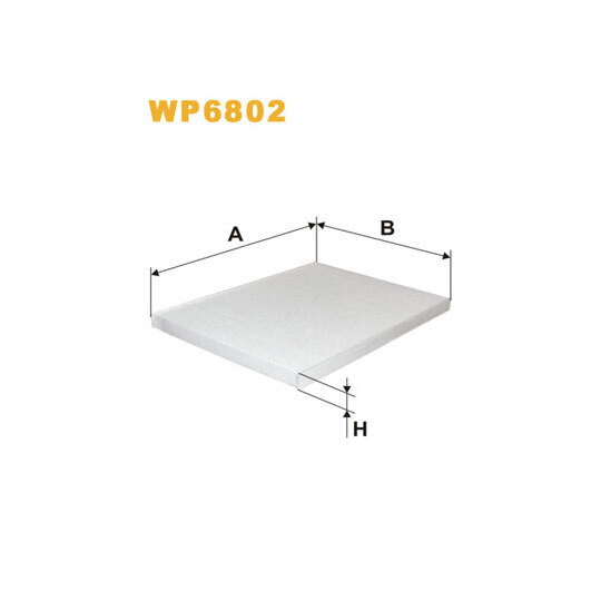 WP6802 - Filter, interior air 