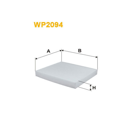 WP2094 - Filter, interior air 