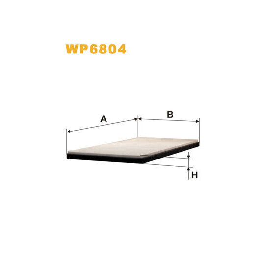 WP6804 - Suodatin, sisäilma 
