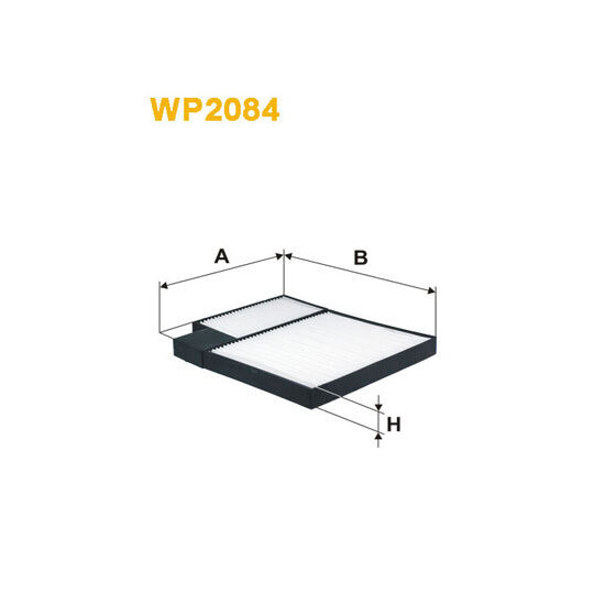 WP2084 - Filter, kupéventilation 