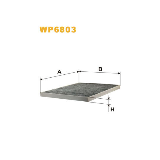 WP6803 - Filter, kupéventilation 