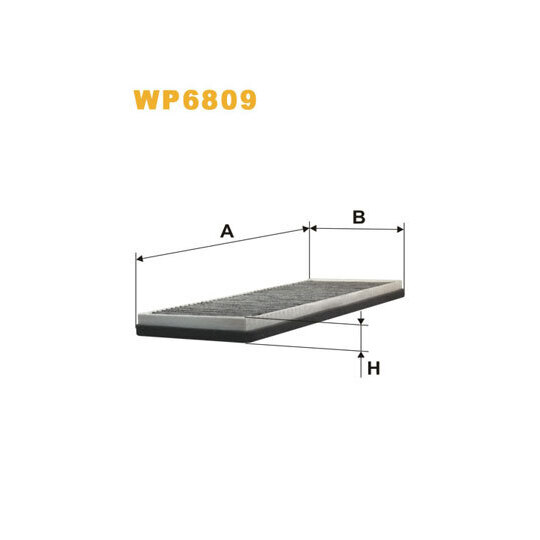 WP6809 - Filter, interior air 