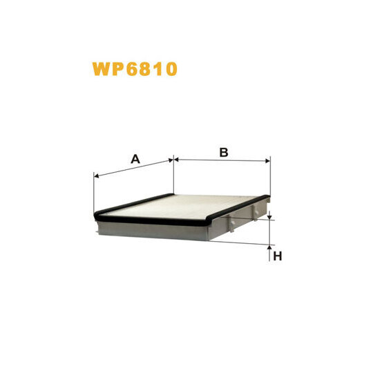 WP6810 - Filter, kupéventilation 
