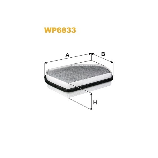 WP6833 - Filter, kupéventilation 