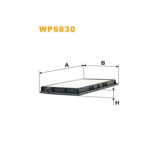 WP6830 - Filter, interior air 