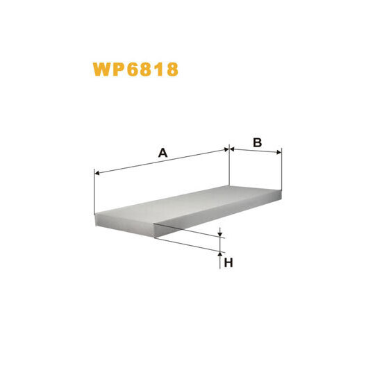 WP6818 - Filter, interior air 