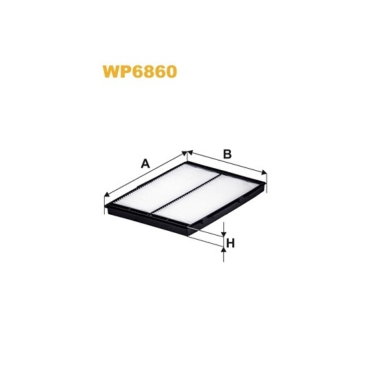 WP6860 - Filter, kupéventilation 