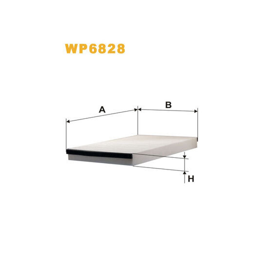 WP6828 - Suodatin, sisäilma 