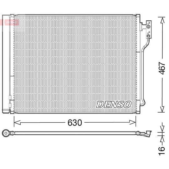 DCN05031 - Condenser, air conditioning 