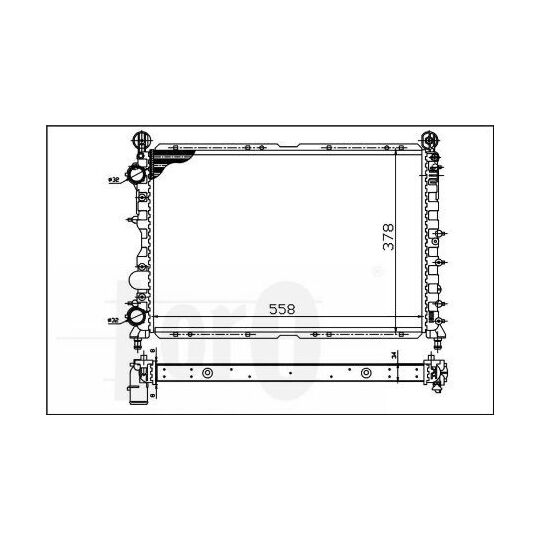 002-017-0010 - Radiator, engine cooling 