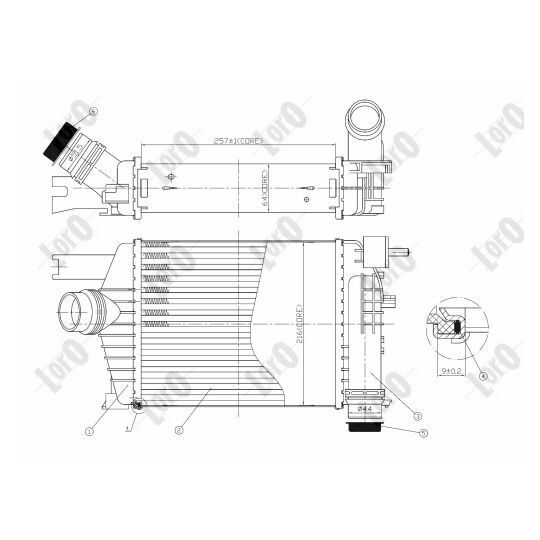 010-018-0004 - Kompressoriõhu radiaator 