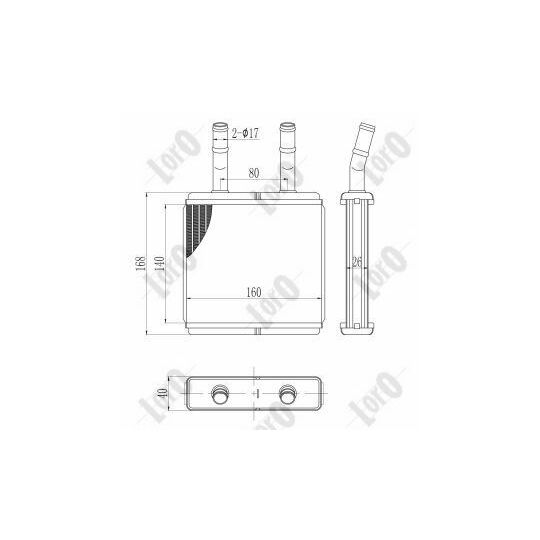 019-015-0004-B - Heat Exchanger, interior heating 