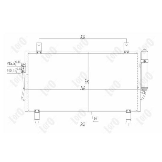 033-016-0018 - Condenser, air conditioning 