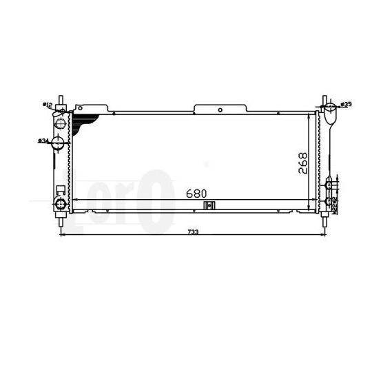 037-017-0012 - Radiaator,mootorijahutus 