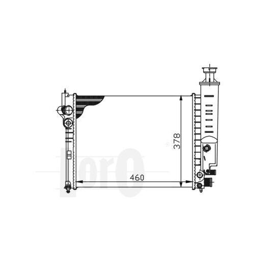 038-017-0011 - Radiator, engine cooling 