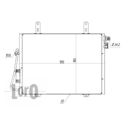 042-016-0008 - Condenser, air conditioning 