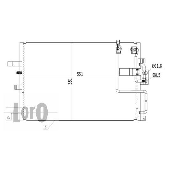 044-016-0005 - Condenser, air conditioning 