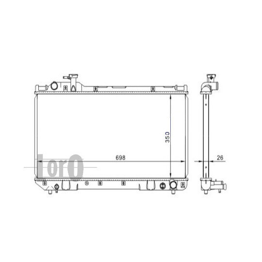 051-017-0015-B - Radiaator,mootorijahutus 