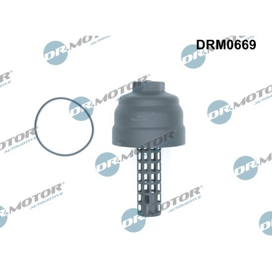 DRM0669 - Cap, oil filter housing 