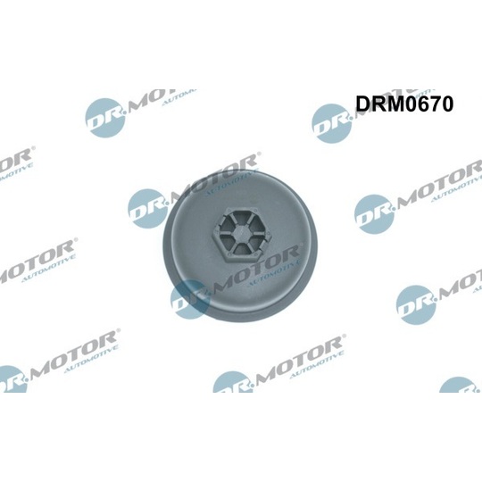 DRM0670 - Kansi, öljysuodatinpesä 