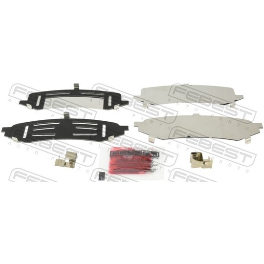 0103-HDJ100R - Anti-Squeal Foil, brake pad (back plate) 