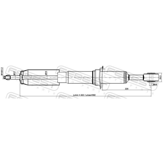 01110-013F - Shock Absorber 