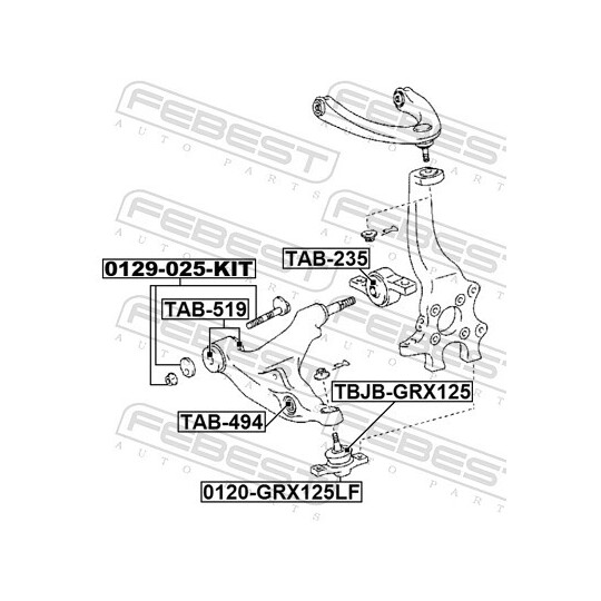 0129-025-KIT - Camber Correction Screw 