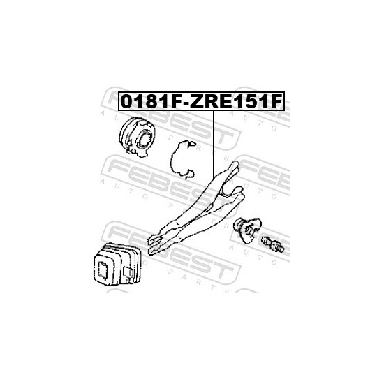 0181F-ZRE151 - Urtrampningsgaffel, koppling 