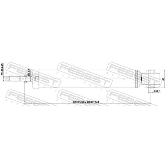 02110-009R - Shock Absorber 