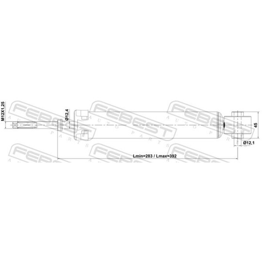 02110-020R - Shock Absorber 