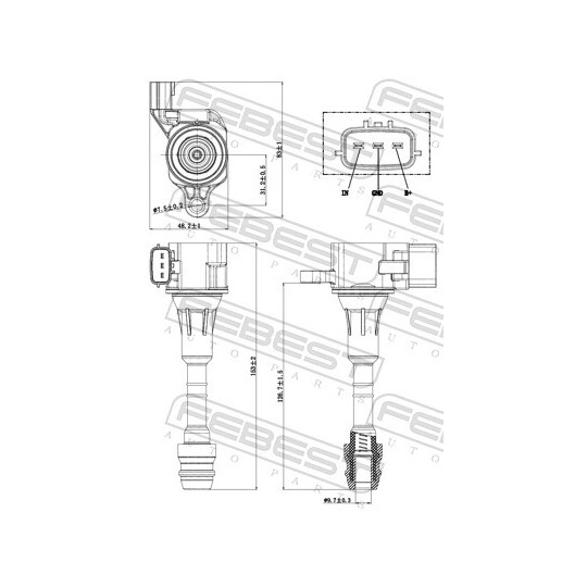 02640-001 - Ignition Coil 