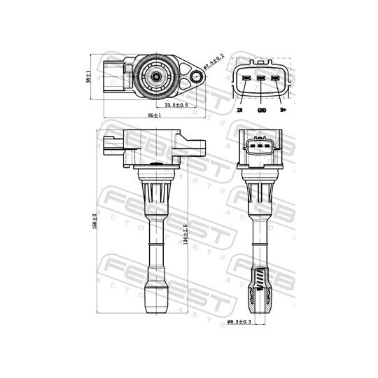 02640-008 - Ignition Coil 