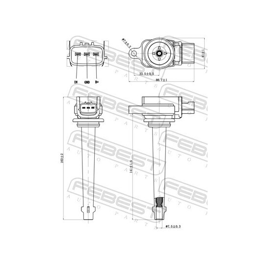 02640-004 - Ignition Coil 