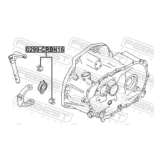 0299-CRBN16 - Clamping Sleeve, release fork 